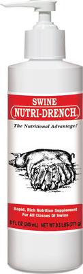 Show full view: Bovidr Laboratories Nutri-Drench Swine Supplement, 8-fl oz bottle slide 1 of 1