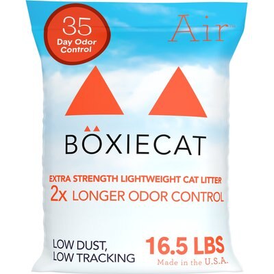 Boxiecat Boxiecat Air Extra Strength Lightweight Clumping Cat & Kitty Litter, 16.5-lb bag