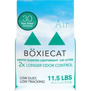 Boxiecat Air Gently Scented Lightweight Clumping Cat & Kitty Litter, 11.5-lb bag