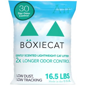 Boxiecat Air Gently Scented Lightweight Clumping Cat & Kitty Litter, 16.5-lb bag