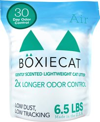 Boxiecat Air Gently Scented Lightweight Clumping Cat & Kitty Litter, 6.5-lb bag