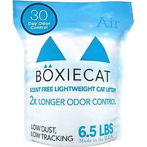 Boxiecat Air Unscented Lightweight Clumping Cat & Kitty Litter, 6.5-lb bag