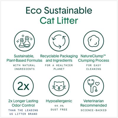 Show full view: Boxiecat Eco Farm to Box Premium Ultra Sustainable Clumping Cat & Kitty Litter, 6.5-lb bag slide 4 of 11