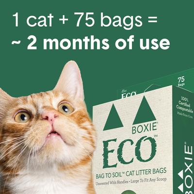 Show full view: Boxiecat Eco Scoop & Tie Cat Litter Waste Bag, 75 count slide 9 of 9