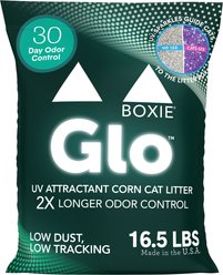 Boxiecat Glo Corn Clumping Cat & Kitty Litter, 16.5-lb bag