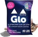 Boxiecat Glo Natural Stress-Relief Clumping Clay Cat & Kitty Litter with UV Attractant, 40-lb bag