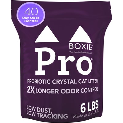 Boxiecat Boxiecat Pro Self-Cleaning Probiotic Non-Clumping Crystal Cat Litter, 6-lb bag