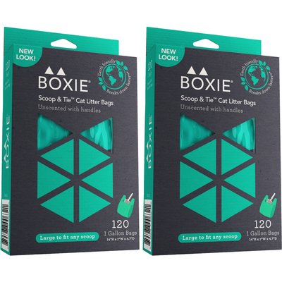 Boxiecat Boxiecat Scoop & Tie Cat Litter Waste Bag, 240 count bundle