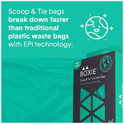 Show full view: Boxiecat Scoop & Tie Cat Litter Waste Bag, 120 count slide 4 of 10