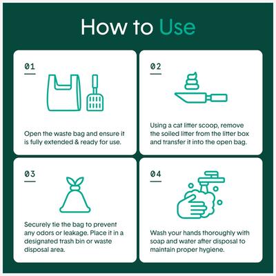 Show full view: Boxiecat Scoop & Tie Cat Litter Waste Bag, 120 count slide 5 of 10