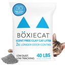 Boxiecat Unscented Odor Control Clumping Clay Cat & Kitty Litter, 40-lb bag