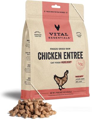 Show full view: Branded Pack - Vital Essentials Minnows Treats, Chicken Freeze-Dried Food, Rabbit Patties Cat Food slide 5 of 9