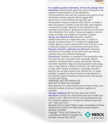 Show full view: Bravecto Chew, 4.4-9.9 lbs, (Yellow Box), 2 Chews (6-mos. supply) + Sentinel Spectrum Chew for Dogs, 2-8 lbs, (Orange Box), 6 Chews (6-mos. supply) slide 7 of 9