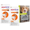Bundle: Bravecto Chew, 9.9-22 lbs, (Orange Box), 2 Chews (6-mos. supply) + Sentinel Spectrum Chew for D...
