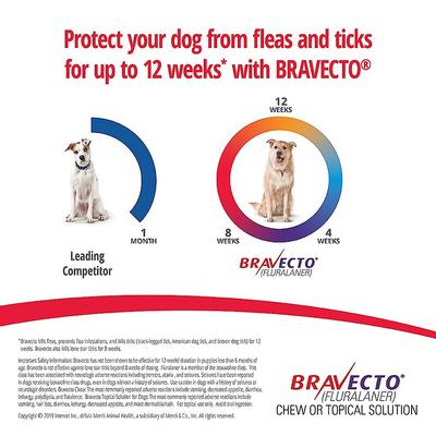 Bravecto Chew for Dogs, 9.9-22 lbs, (Orange Box)