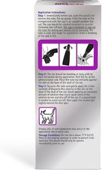 Bravecto Plus Topical Solution for Cats, >13.8-27.5 lbs, (Purple Box), 1 Dose (2-mos. supply) slide 2 of 7