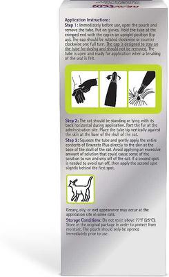 Show full view: Bravecto Plus Topical Solution for Cats, 2.6-6.2 lbs, (Green Box), 2 Doses (4-mos. supply) slide 2 of 9