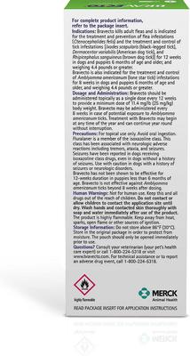 Show full view: Bravecto Topical Solution for Dogs, 22-44 lbs, (Green Box), 2 Doses (24-wks. supply) slide 2 of 9