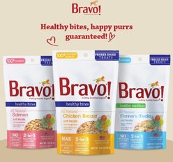 Bravo! Healthy Bites Chicken Breast Freeze-Dried Cat Treats, 1.25-oz bag slide 2 of 8