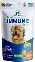 Bravo Paws Intelli Immune Sticks Dental Dog Treat, 20 count