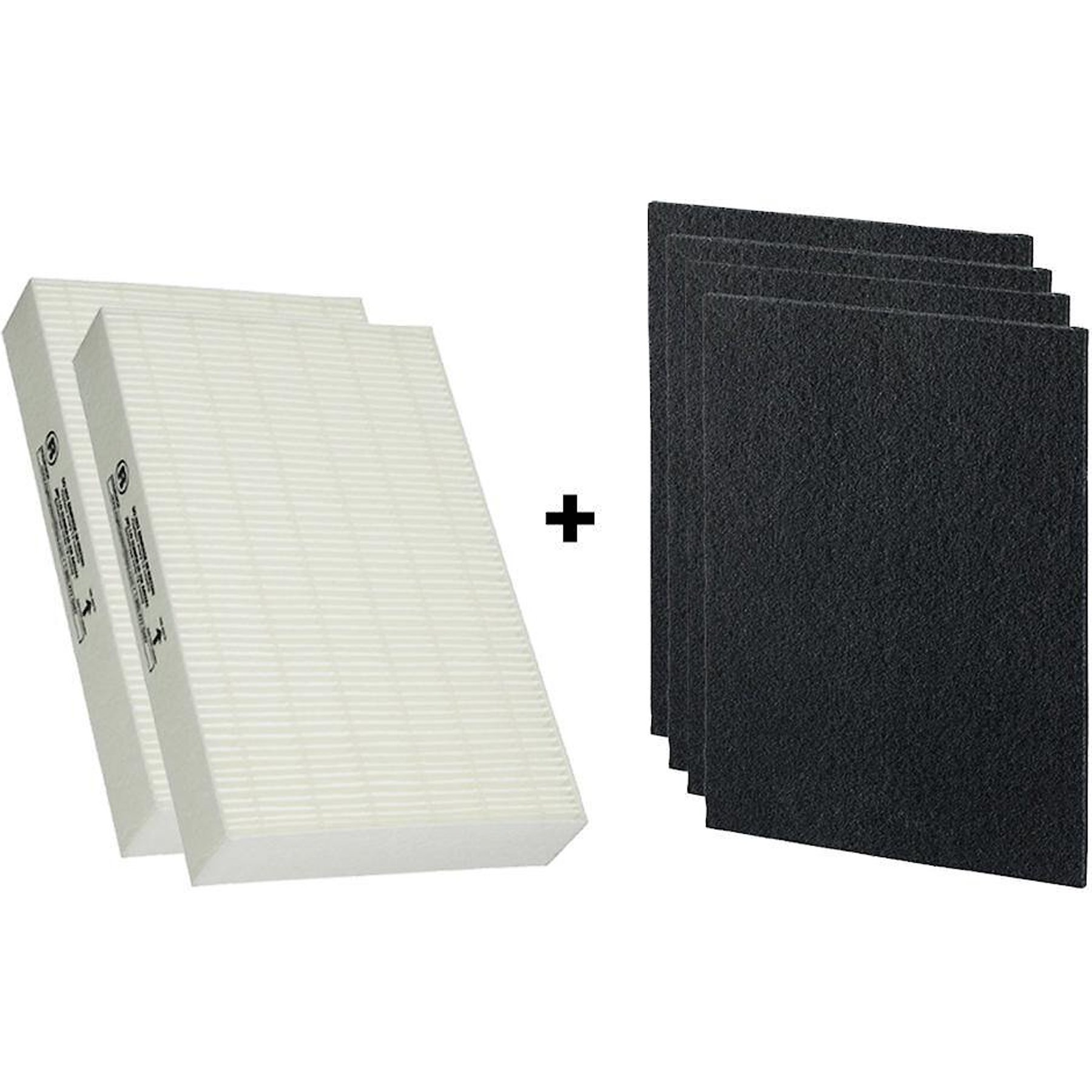 Breathe Naturally HEPA & Carbon Replacement Filters for Honeywell HPA200 Series Air Purifiers, 6 count