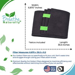 Breathe Naturally Replacement Carbon Filter for Filter Queen Defender 4000 Series Air Purifiers, 2 count slide 2 of 2