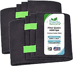 Breathe Naturally Replacement Carbon Filter for Filter Queen Defender 4000 Series Air Purifiers, 6 count