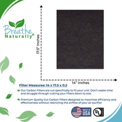 Breathe Naturally Replacement Carbon Filters for BlueAir 200/300 Series Air Purifiers, 4 count slide 2 of 2