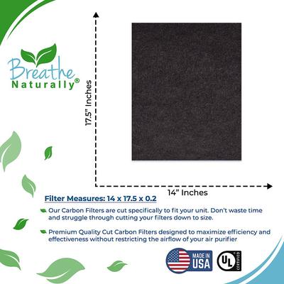 Show full view: Breathe Naturally Replacement Carbon Filters for BlueAir 200/300 Series Air Purifiers, 6 count slide 2 of 2