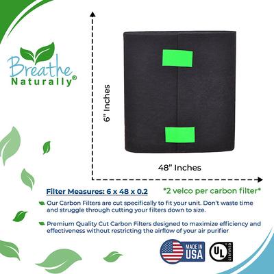 Show full view: Breathe Naturally Replacement Carbon Prefilter for Honeywell 32002, 6 count slide 2 of 2
