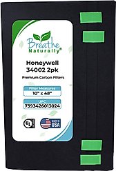 Breathe Naturally Replacement Carbon Prefilter for Honeywell 34002, 2 count