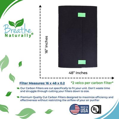 Show full view: Breathe Naturally Replacement Carbon Prefilter for Honeywell 38002, 1 count slide 2 of 2