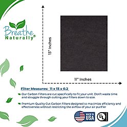 Breathe Naturally Replacement Carbon Prefilters for Fellowes CF-230 Series Air Purifiers, 2 count slide 2 of 2