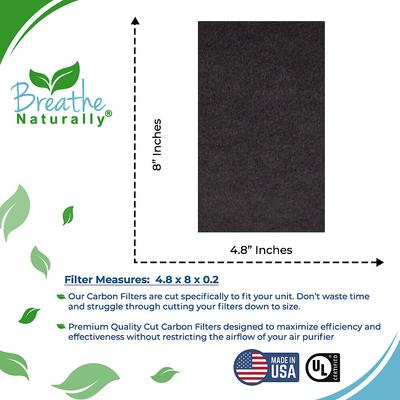 Show full view: Breathe Naturally Replacement Carbon Prefilters for Germ Guardian FLT4100 Series Air Purifiers, 4 count slide 3 of 3