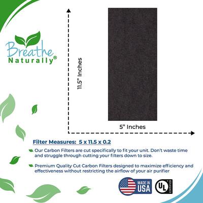 Show full view: Breathe Naturally Replacement Carbon Prefilters for Hamilton Beach True Air 04383 Series Air Purifiers, 2 count slide 2 of 2