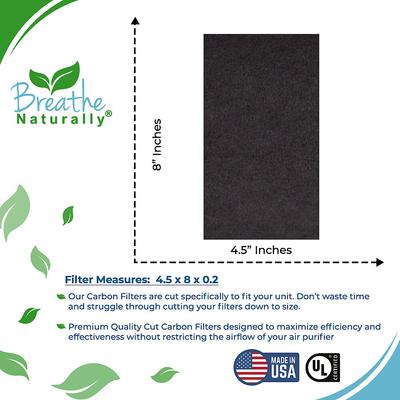 Show full view: Breathe Naturally Replacement Carbon Prefilters for Holmes HAPF220 Series Air Purifiers, 2 count slide 2 of 2