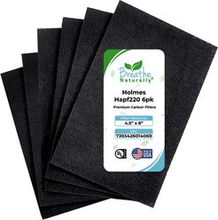 Breathe Naturally Replacement Carbon Prefilters for Holmes HAPF220 Series Air Purifiers, 6 count