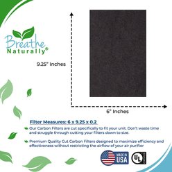 Breathe Naturally Replacement Carbon Prefilters for Holmes HAPF60 Series Air Purifiers, 2 count slide 2 of 2