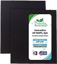 Breathe Naturally Replacement Carbon Prefilters for Homedics AF-100 Series Air Purifiers, 2 count