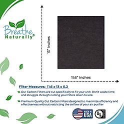Breathe Naturally Replacement Carbon Prefilters for Homedics AF-100 Series Air Purifiers, 6 count slide 2 of 2
