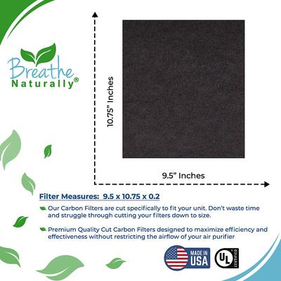 Show full view: Breathe Naturally Replacement Carbon Prefilters for Homedics AF-75 Series Air Purifiers, 2 count slide 2 of 2