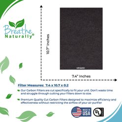 Breathe Naturally Replacement Carbon Prefilters for Honeywell HPA100 Series Air Purifiers, 6 count slide 2 of 2
