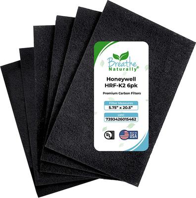 Show full view: Breathe Naturally Replacement Carbon Prefilters for Honeywell K2 Series Air Purifiers, 6 count slide 1 of 2