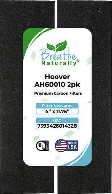 Show full view: Breathe Naturally Replacement Carbon Prefilters for Hoover AH60010 Series Air Purifiers, 2 count slide 1 of 2