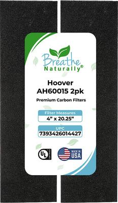Show full view: Breathe Naturally Replacement Carbon Prefilters for Hoover AH60015 Series Air Purifiers, 2 count slide 1 of 2