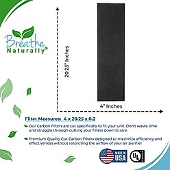 Breathe Naturally Replacement Carbon Prefilters for Hoover AH60015 Series Air Purifiers, 6 count slide 2 of 2