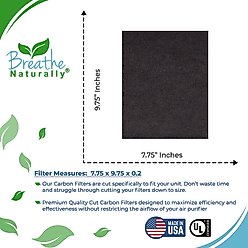Breathe Naturally Replacement Carbon Prefilters for Idylis "A" IAP-10-100 Series Air Purifiers, 4 count slide 2 of 2