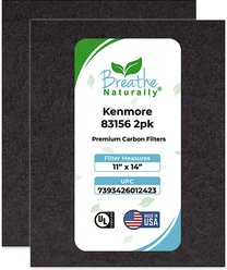 Breathe Naturally Replacement Carbon Prefilters for Kenmore 83156 Series Air Purifiers, 2 count