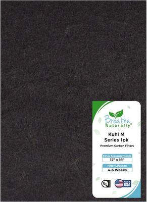 Show full view: Breathe Naturally Replacement Carbon Prefilters for Kuhl "M" Series Air Purifiers, 1 count slide 1 of 5