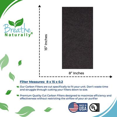 Show full view: Breathe Naturally Replacement Carbon Prefilters for Kuhl "Q" Series Air Purifiers, 2 count slide 2 of 2